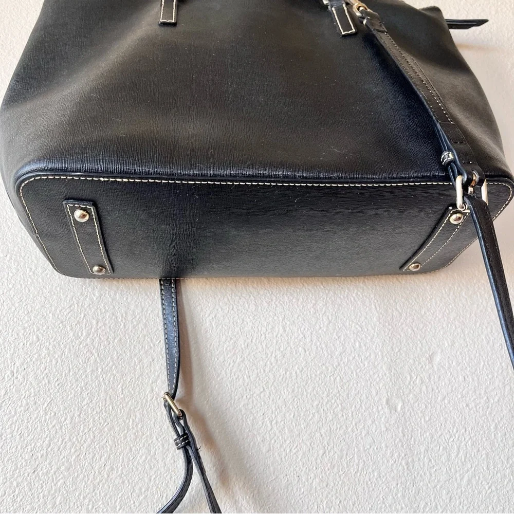 Dooney & Bourke Black Leather Purse - Picture 5 of 12